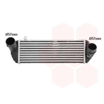 Intercooler, échangeur VAN WEZEL 83014707