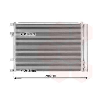 Condenseur, climatisation VAN WEZEL 83015708