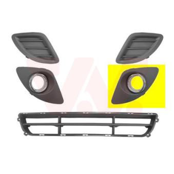 Grille de ventilation, pare-chocs avant gauche VAN WEZEL [8353593]