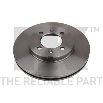 Jeu de 2 disques de frein avant NK 201212