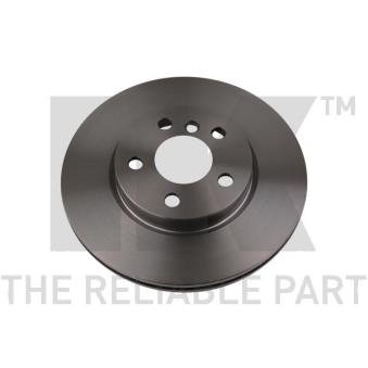 Jeu de 2 disques de frein avant NK 2015116 pour ALFA ROMEO JUNIOR Cooper S - 178cv