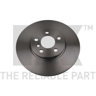 Jeu de 2 disques de frein avant NK [2015118]