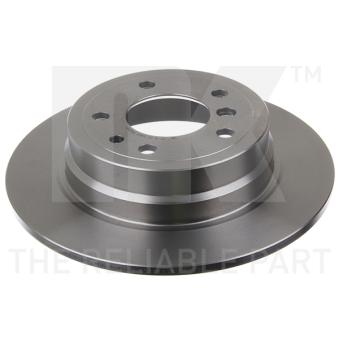 Jeu de 2 disques de frein arrière NK [201520]