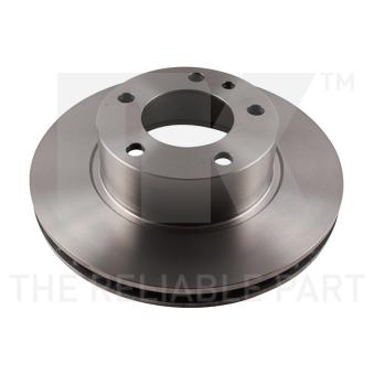 Jeu de 2 disques de frein avant NK 201527