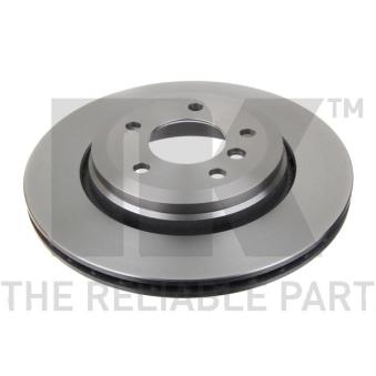 Jeu de 2 disques de frein arrière NK OEM 34216855157