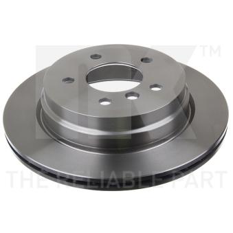 Jeu de 2 disques de frein arrière NK OEM 34216864901