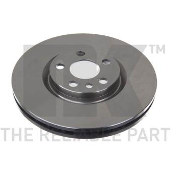 Jeu de 2 disques de frein avant NK 201933 pour IVECO MASSIF 2.0 HDi - 110cv