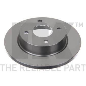 Jeu de 2 disques de frein avant NK OEM 402065F001