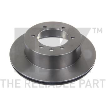 Jeu de 2 disques de frein arrière NK [202255]