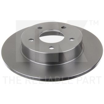 Jeu de 2 disques de frein arrière NK OEM 432064U101