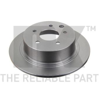 Jeu de 2 disques de frein arrière NK 202273 pour MINI MINI 1.5 DCI - 110cv