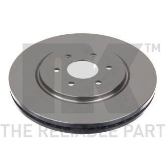 Jeu de 2 disques de frein avant NK 202276 pour FORD PUMA 3.0 DCI - 231cv