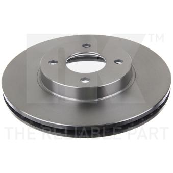 Jeu de 2 disques de frein avant NK 202278 pour FORD S-MAX 1.2 - 80cv