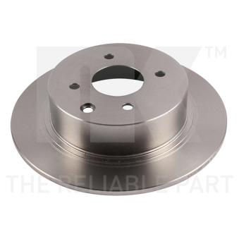 Jeu de 2 disques de frein arrière NK 202284 pour FORD COUGAR 1.5 DCI - 110cv