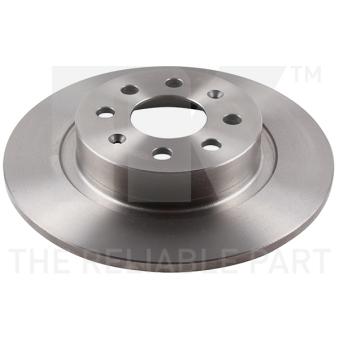 Jeu de 2 disques de frein arrière NK OEM 93167282