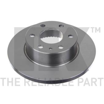 Jeu de 2 disques de frein arrière NK [202359]