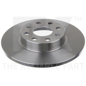 Jeu de 2 disques de frein avant NK OEM 55700398