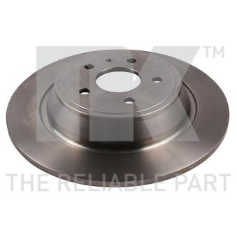 Jeu de 2 disques de frein arrière NK [2025102]