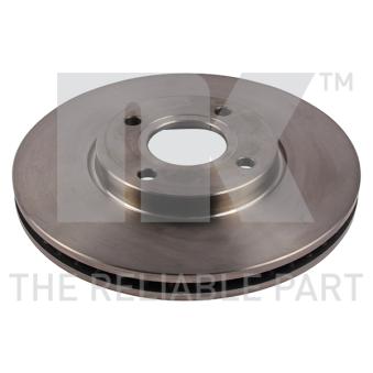 Jeu de 2 disques de frein avant NK OEM 1781236