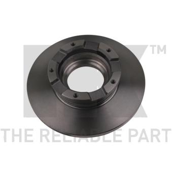 Jeu de 2 disques de frein arrière NK 202597 pour FIAT UNO 2.0 EcoBlue - 185cv