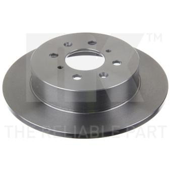 Jeu de 2 disques de frein arrière NK 202633 pour PEUGEOT 508 1.6 i - 110cv