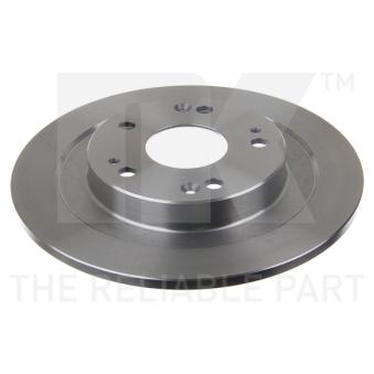 Jeu de 2 disques de frein arrière NK [202663]