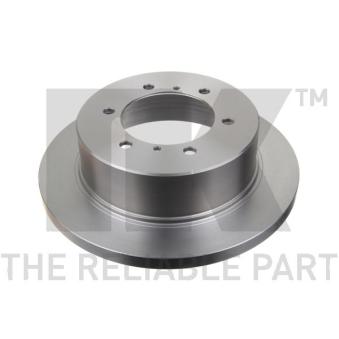 Jeu de 2 disques de frein arrière NK OEM MB618797