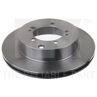 Jeu de 2 disques de frein arrière NK 203040