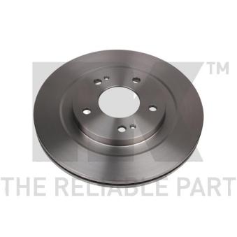 Jeu de 2 disques de frein avant NK OEM MR334996