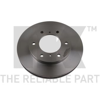 Jeu de 2 disques de frein avant NK OEM 4615A061