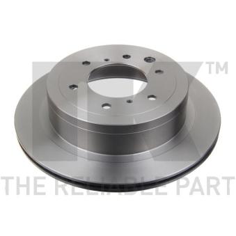 Jeu de 2 disques de frein arrière NK [203056]