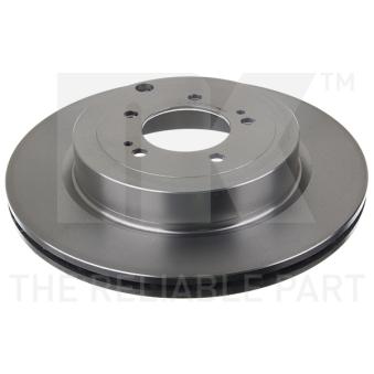 Jeu de 2 disques de frein arrière NK OEM 4615A025