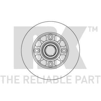 Jeu de 2 disques de frein avant NK 203214