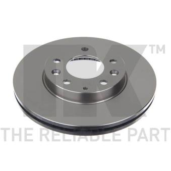 Jeu de 2 disques de frein avant NK 203241 pour CITROEN C-ELYSEE 2.0 TD - 110cv