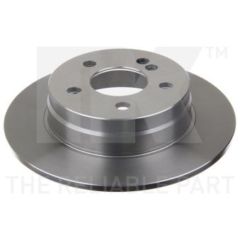 Jeu de 2 disques de frein arrière NK 2033104 pour FIAT 128 C 180 CGI - 156cv