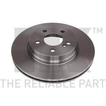 Jeu de 2 disques de frein arrière NK OEM 0004231212