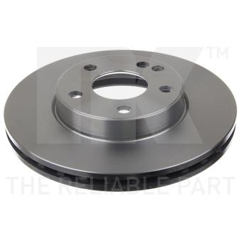 Jeu de 2 disques de frein avant NK OEM A2464211112