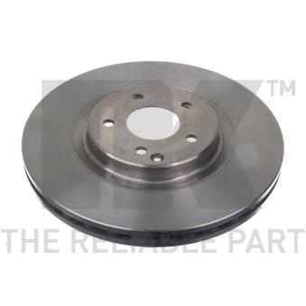 Jeu de 2 disques de frein avant NK OEM 2034210412