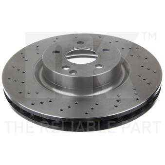 Jeu de 2 disques de frein avant NK OEM A2214210612