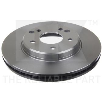 Jeu de 2 disques de frein avant NK 203332 pour MERCEDES-BENZ CLASSE E E 240 - 170cv