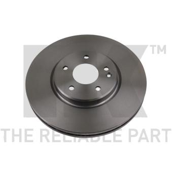 Jeu de 2 disques de frein avant NK OEM 2104212012