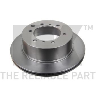 Jeu de 2 disques de frein arrière NK [203427]