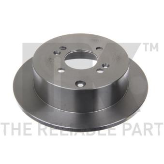 Jeu de 2 disques de frein arrière NK 203430 pour LANCIA GAMMA 1.5 CRDi GLS - 110cv