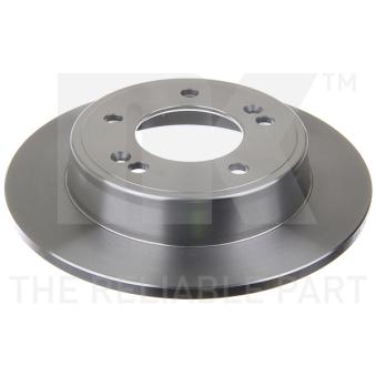 Jeu de 2 disques de frein arrière NK 203446 pour MAZDA CX-5 1.6 CRDi 110 - 110cv