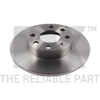 Jeu de 2 disques de frein avant NK OEM 90086193