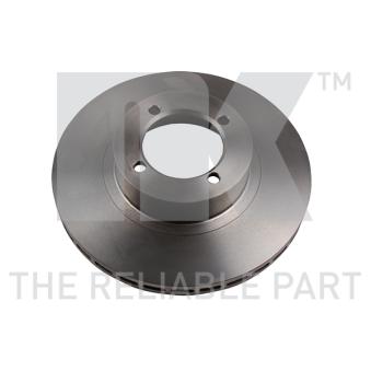 Jeu de 2 disques de frein avant NK 203615 pour PEUGEOT 4008 2.0 E - 110cv