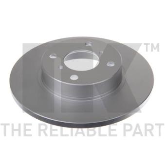 Jeu de 2 disques de frein avant NK 203642 pour FORD FOCUS 1.3 - 76cv