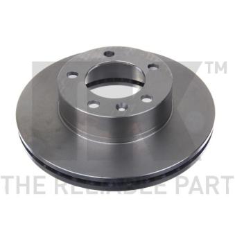 Jeu de 2 disques de frein avant NK OEM 4501421