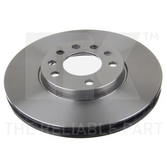 Jeu de 2 disques de frein avant NK 203645 pour RENAULT TRUCKS MESSENGER 1.8 - 110cv