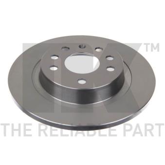 Jeu de 2 disques de frein arrière NK OEM 46836489